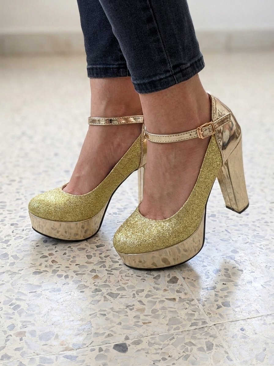 Talons de mariage Dorés 
