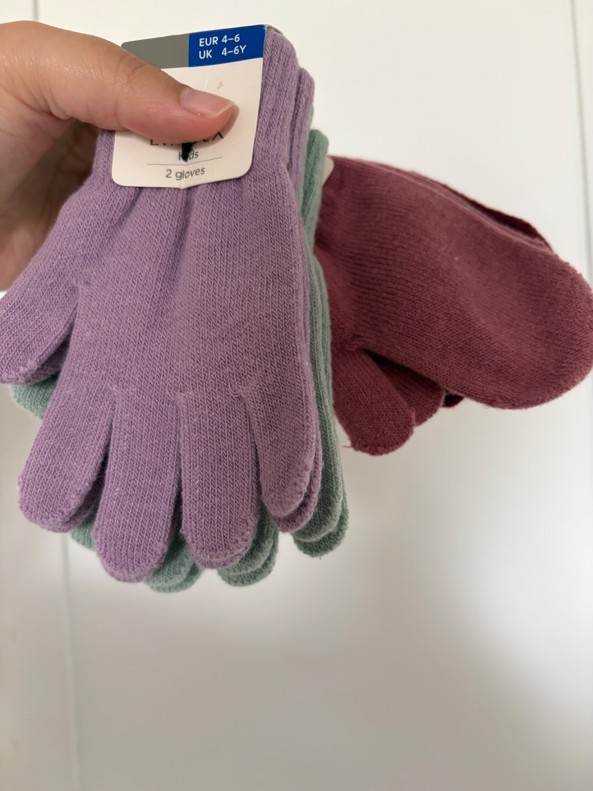 2 lot gants pour les enfants