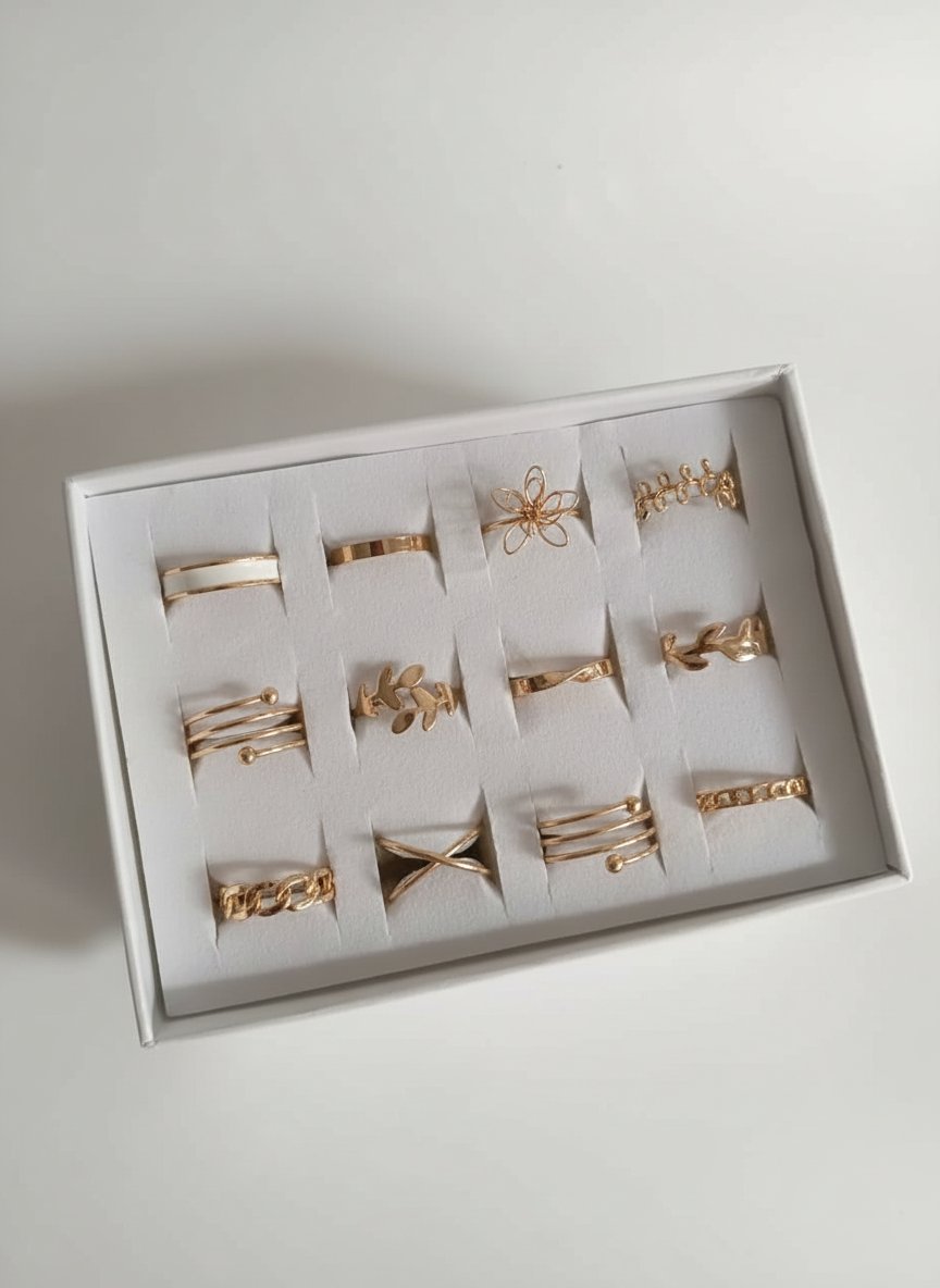 Pack of 12 rings (sans la boîte) 