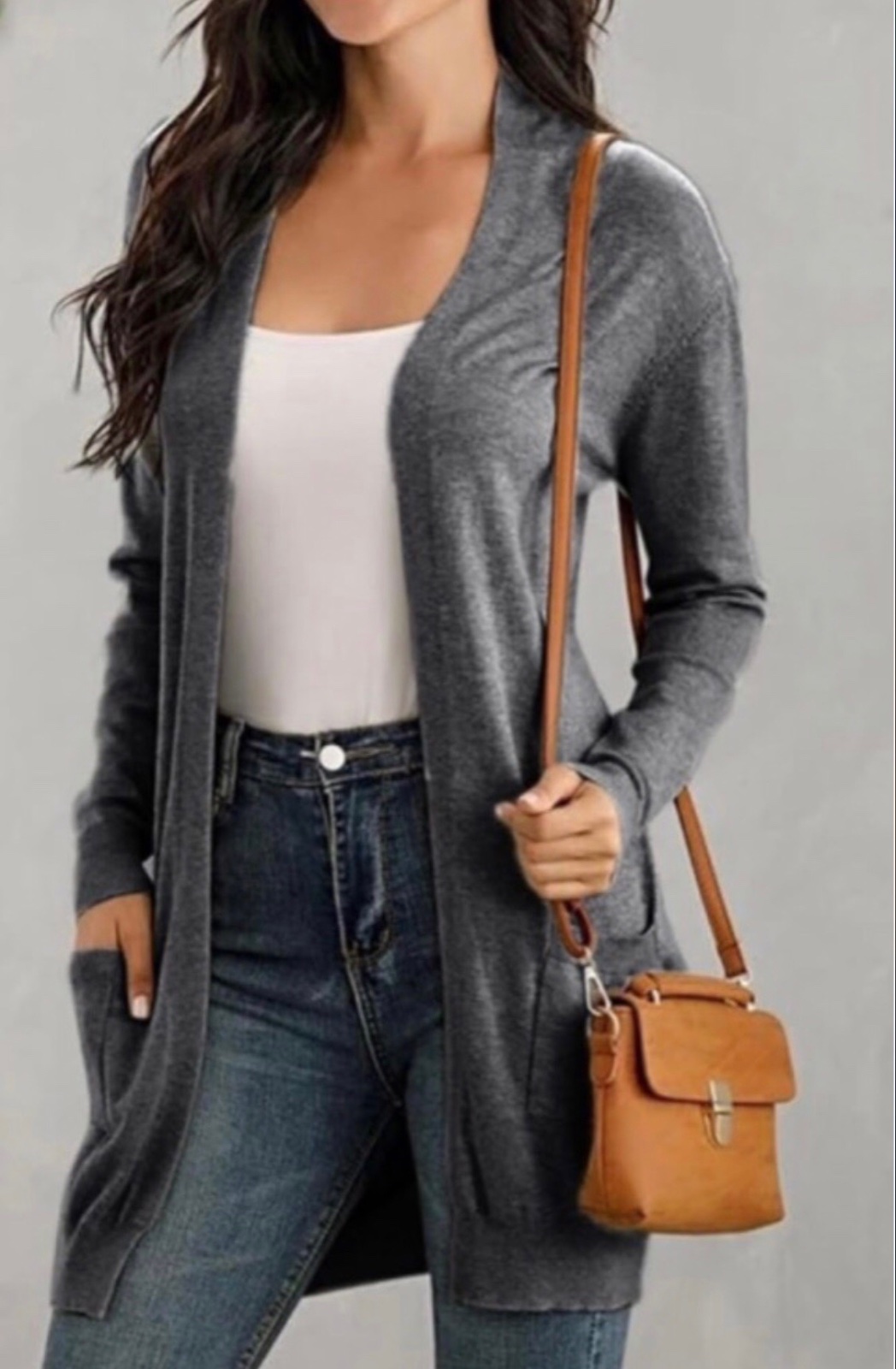 Joli cardigan printemps MaxMara taille M presque neuf  Gris 