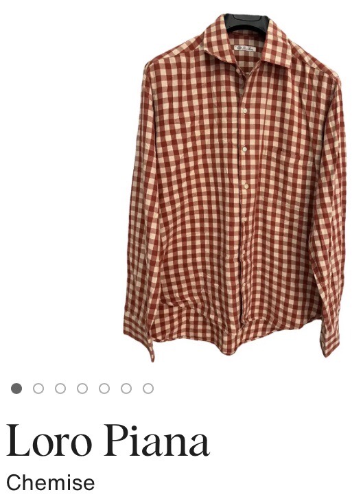Bonne occasion chemise Loro Piana  en coton Homme  