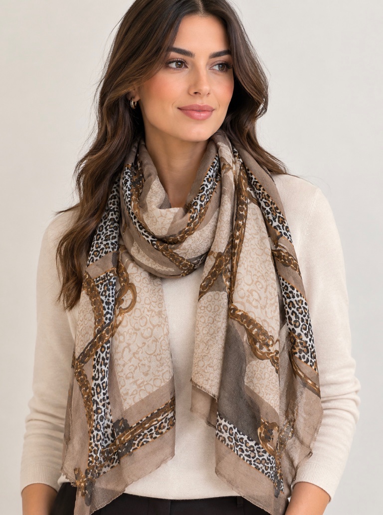 Grande foulard Guess 180/60🤎