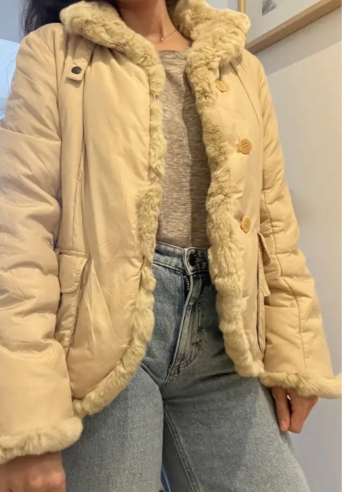 Doudoune MAX MARA en lapin tres chic