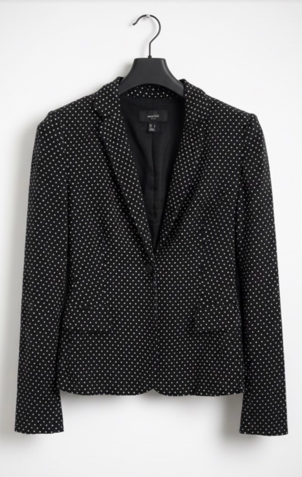 Blazer MANGO petits pois noir et blanc M tlabbis 7atta L bilmirte7