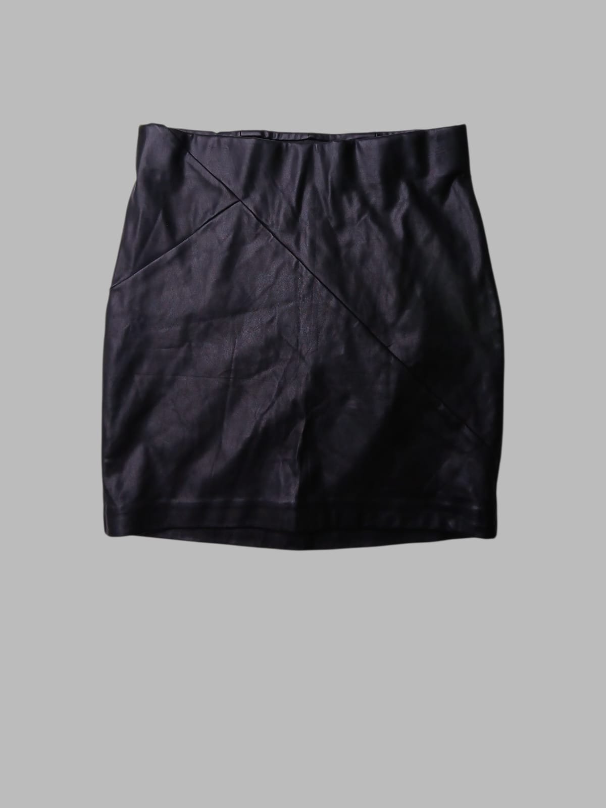 Mini Jupe cuir noir 