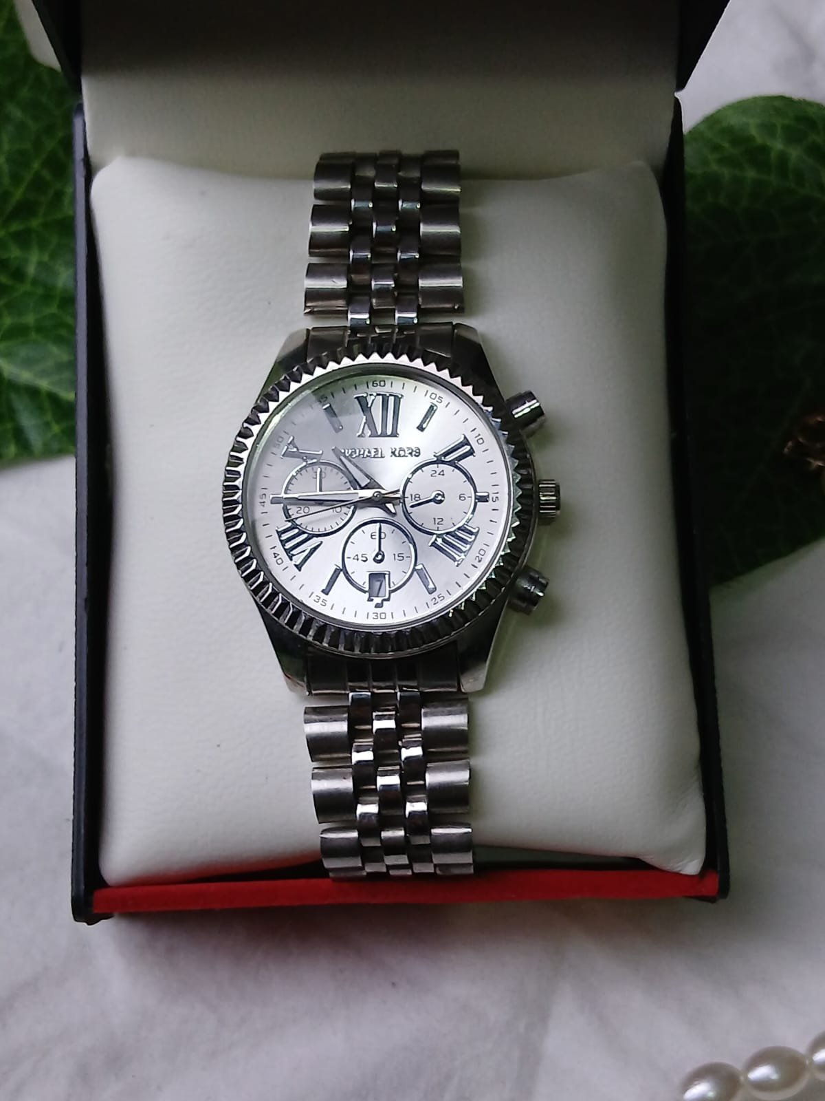 Silver watch 