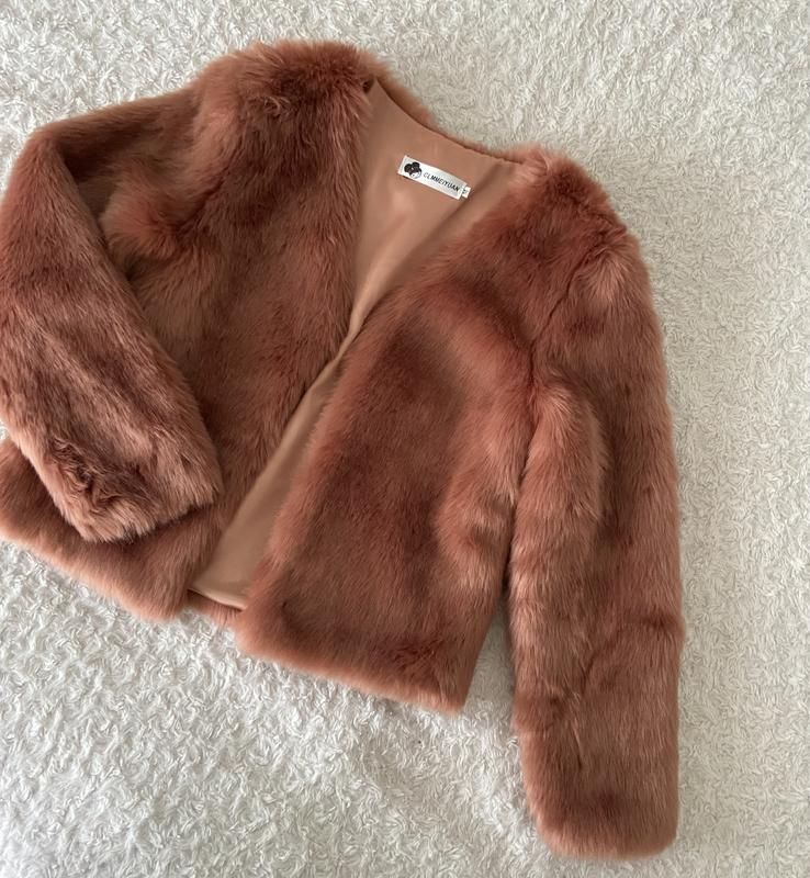 Veste en fausse fourrure
