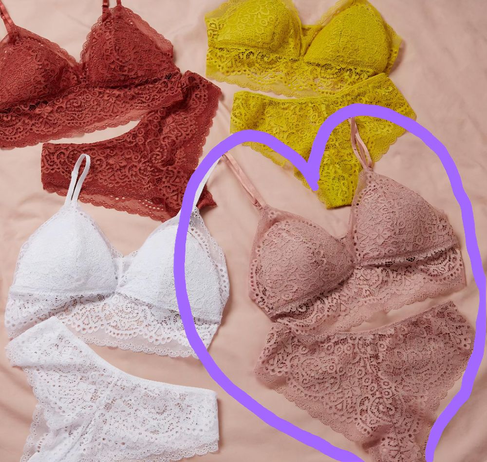 Ensemble de sous-vêtements en dentelle Primark