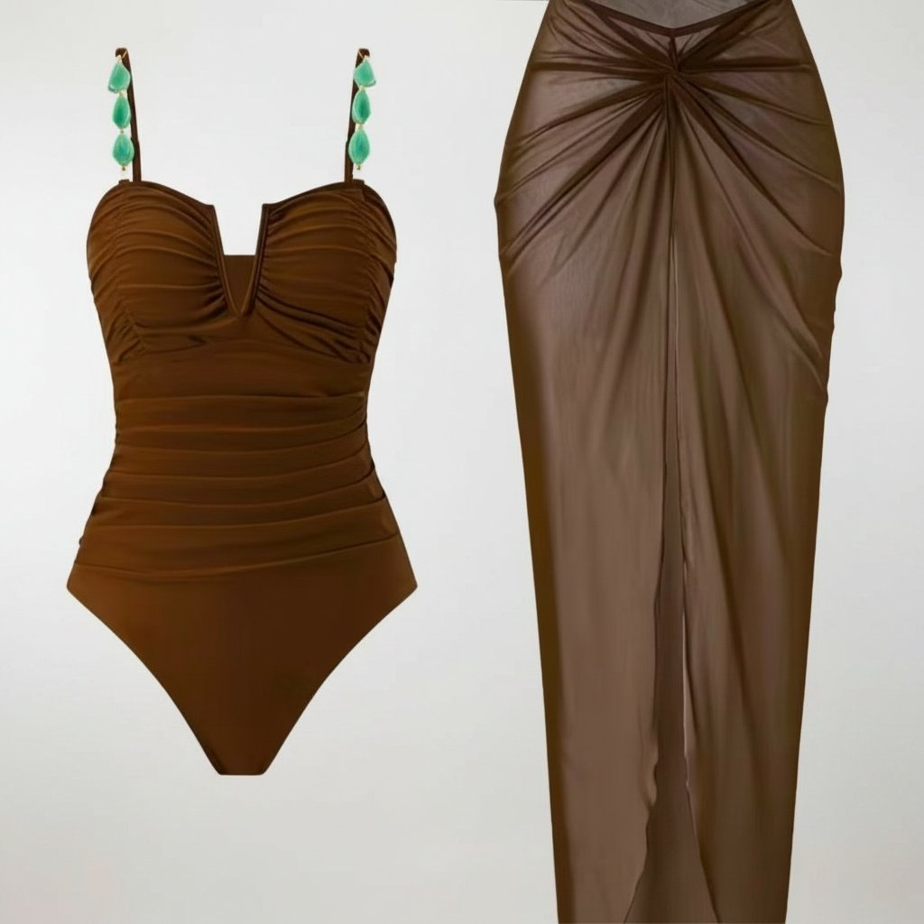 Maillot de bain stylé 🥰💚🤎