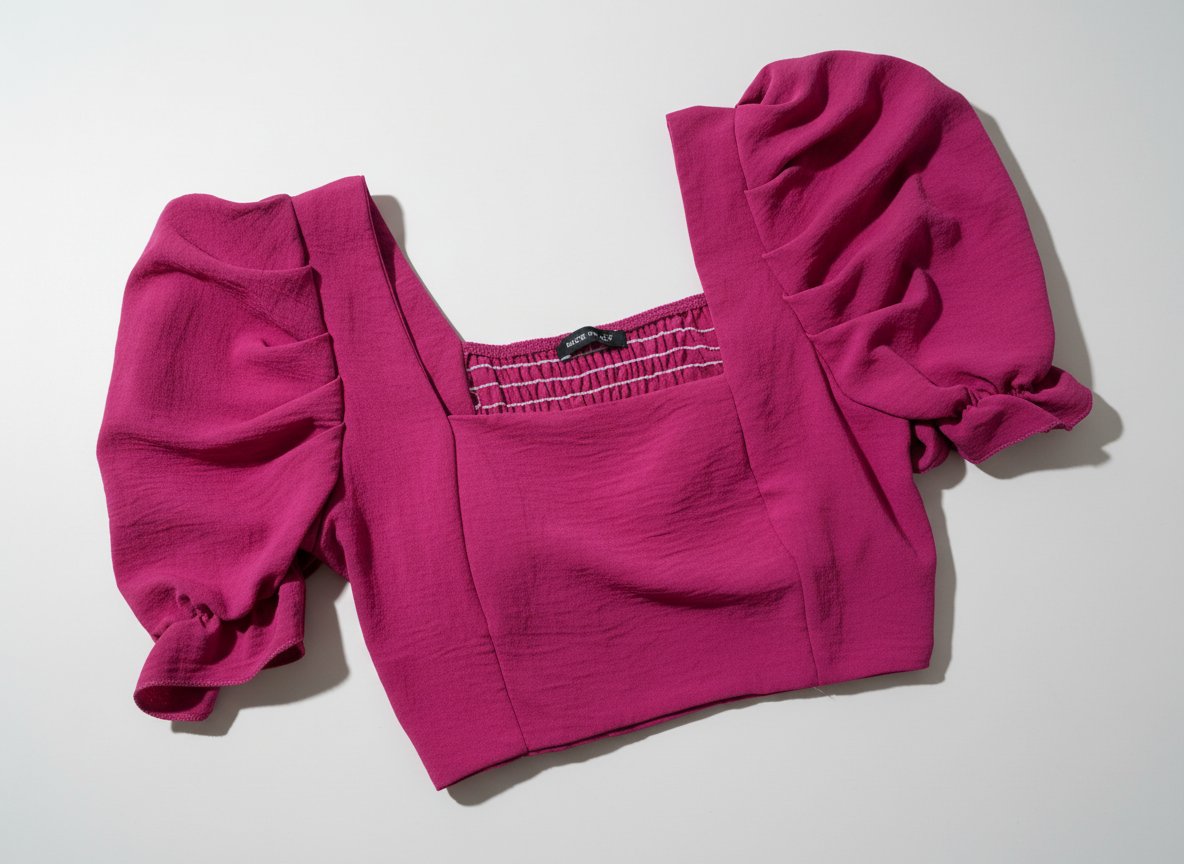 Chemise crop top 🎀🛍🌸🪻💜🩷