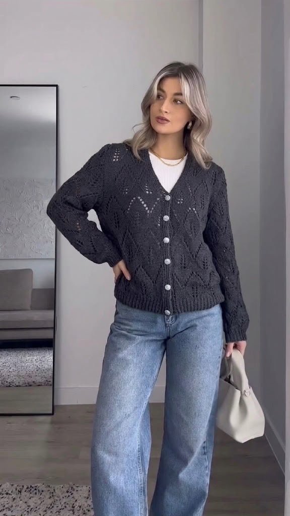 Cardigan gris 🩶
