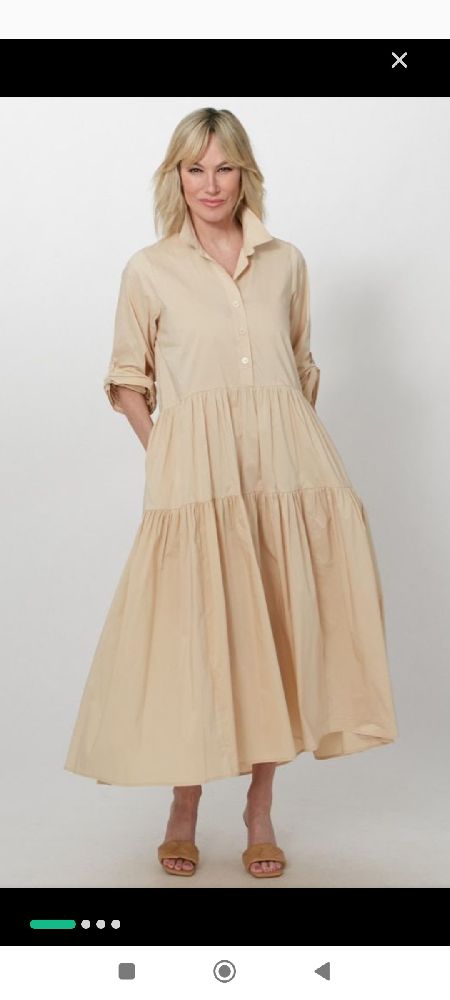 Robe beige 
