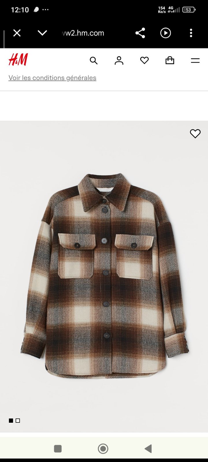 Surchemise h&m