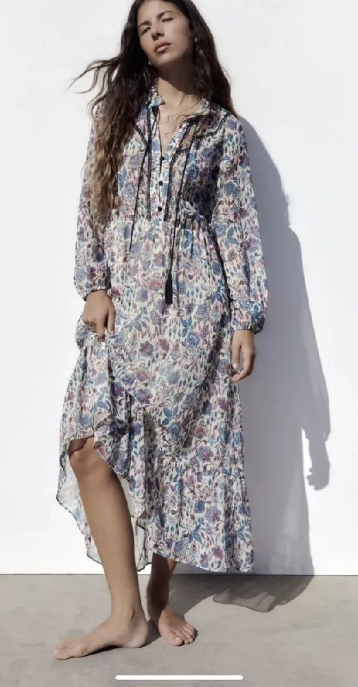 Robe longue zara 