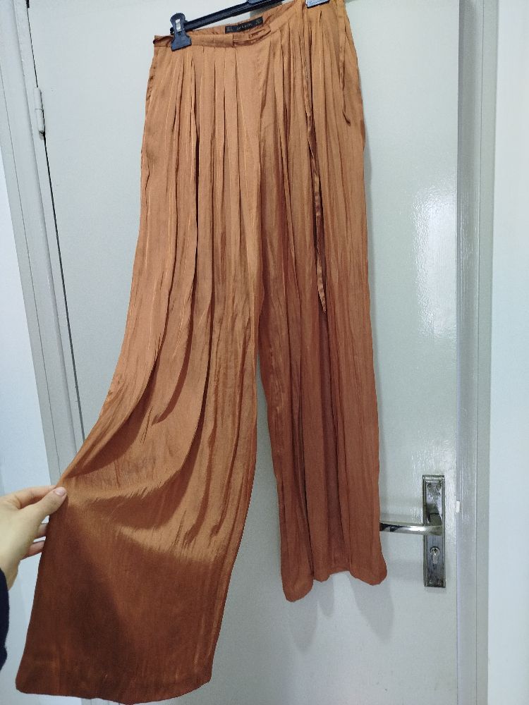 Pantalon large zara