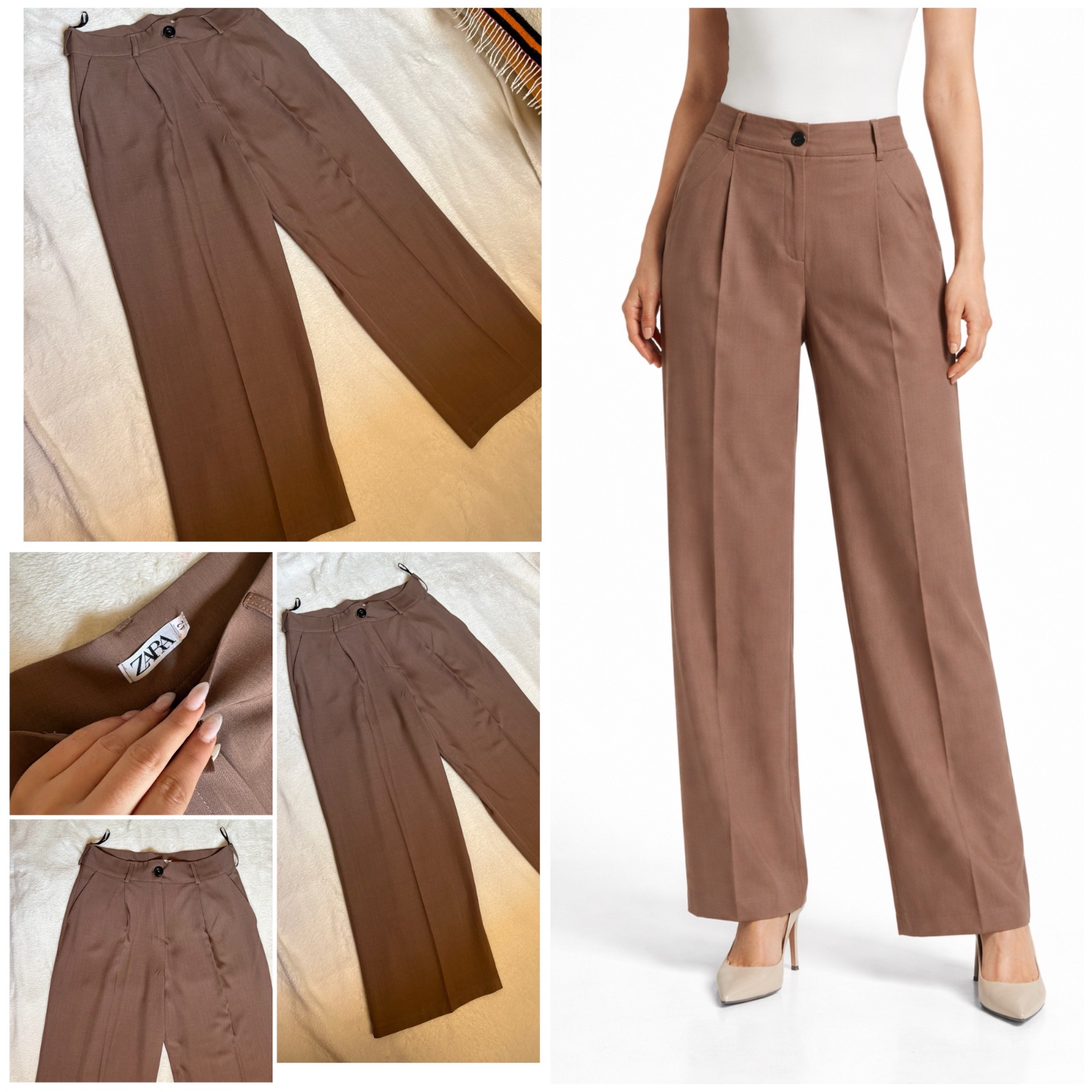 Pantalon taille haute chic & élégant