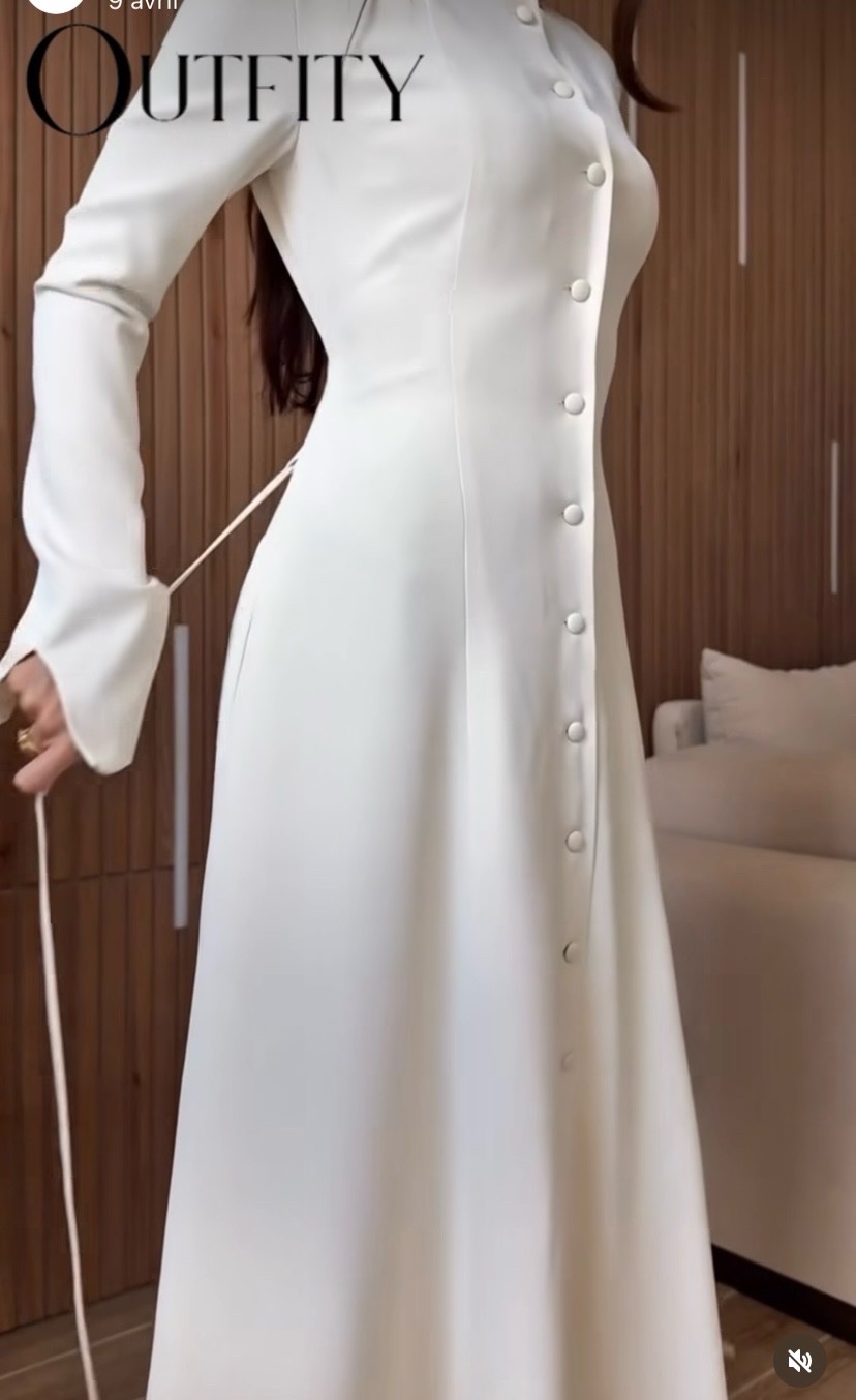 Robe ivory 