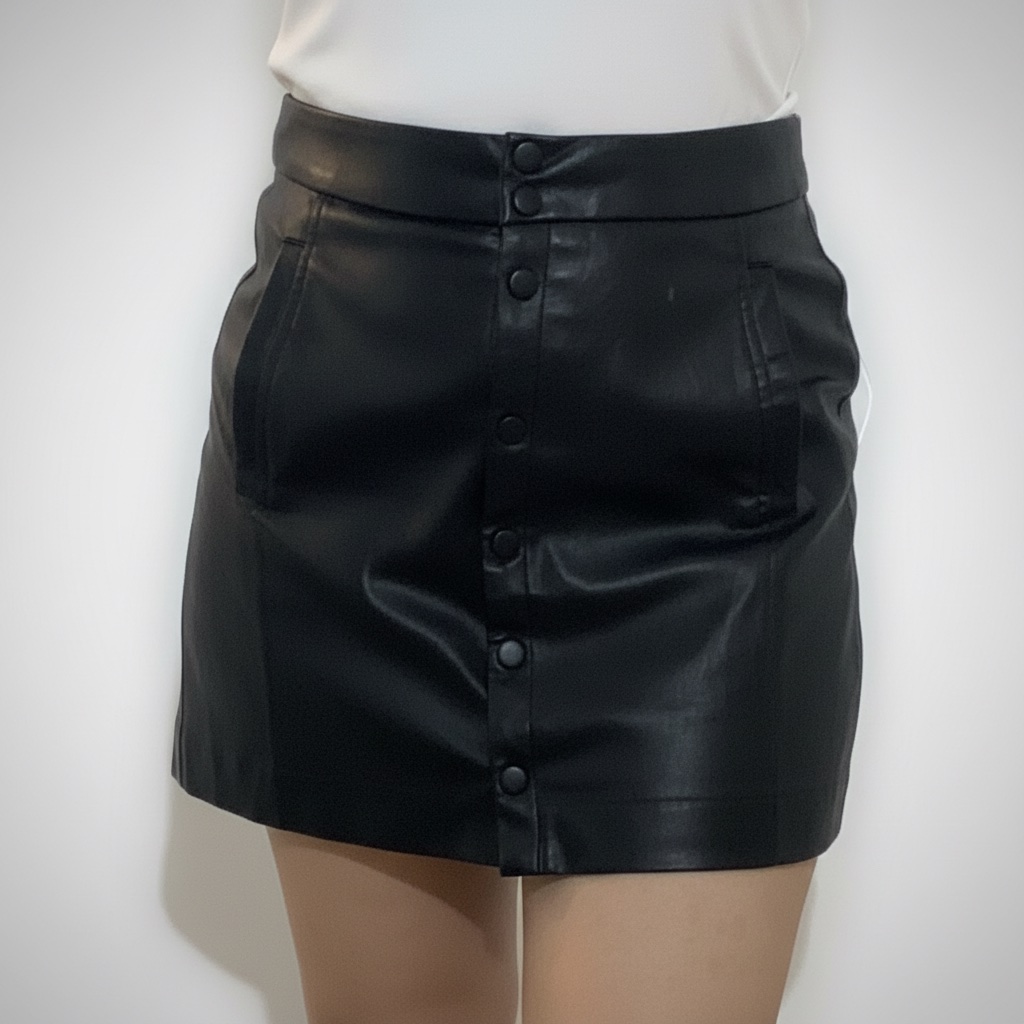 Jupe Stradivarius ( En Simili Cuir )