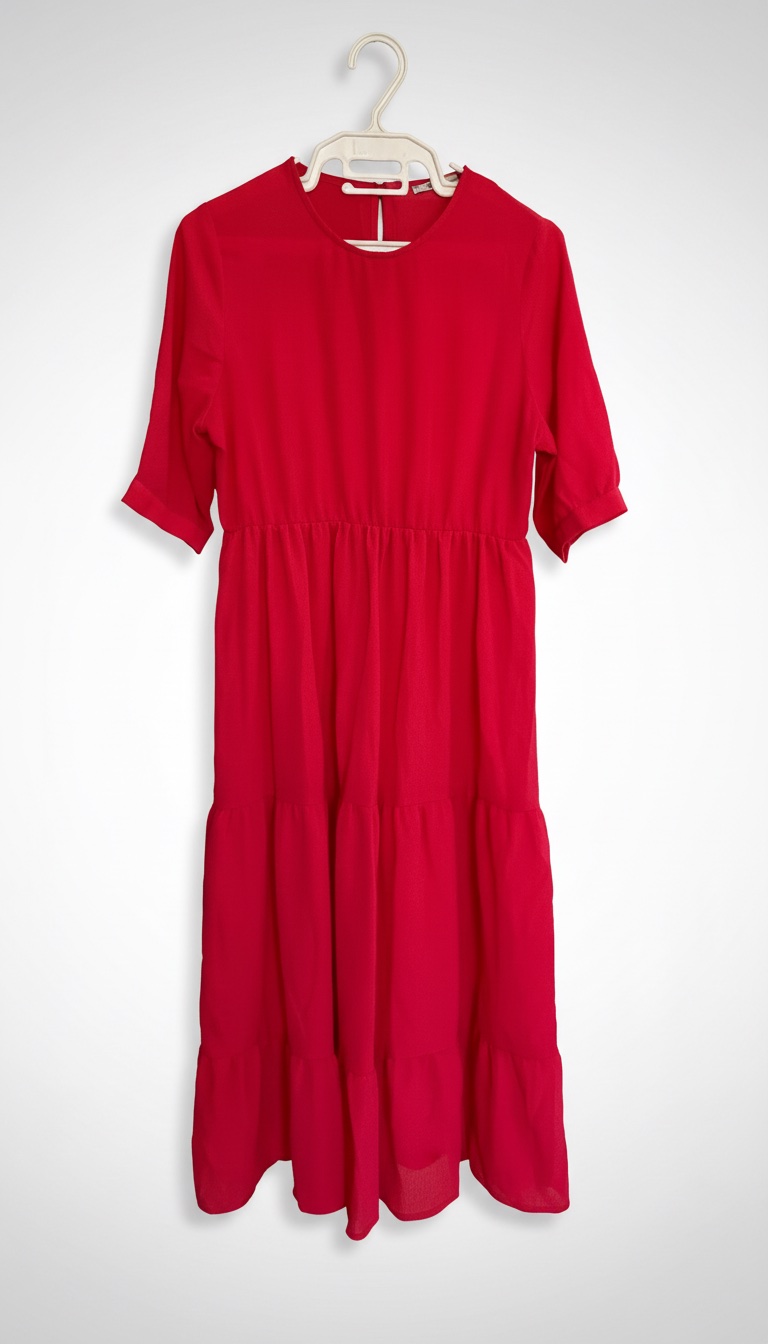 Robe rose fuchsia 