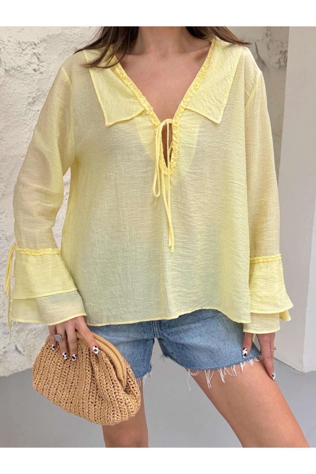 Blouse jaune
