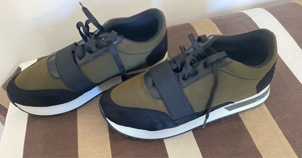 Baskets vert militaire 