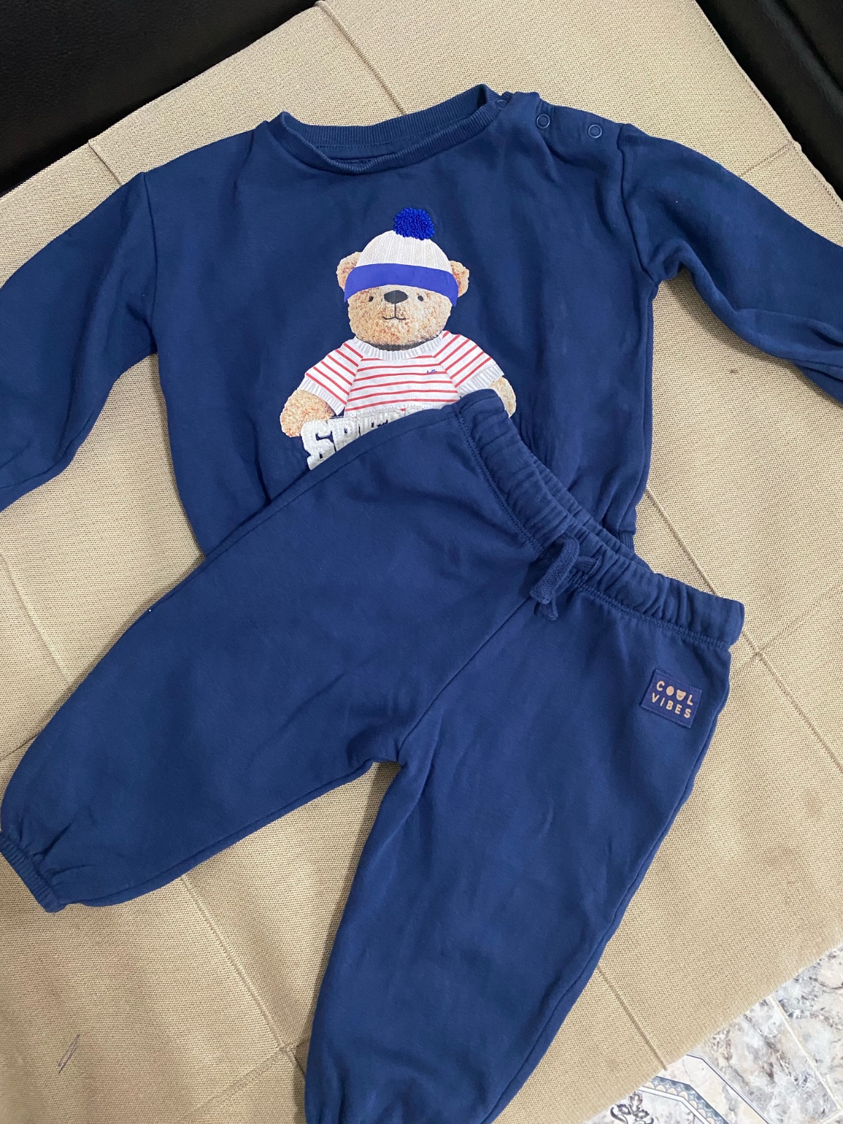 Set bebe bleu 