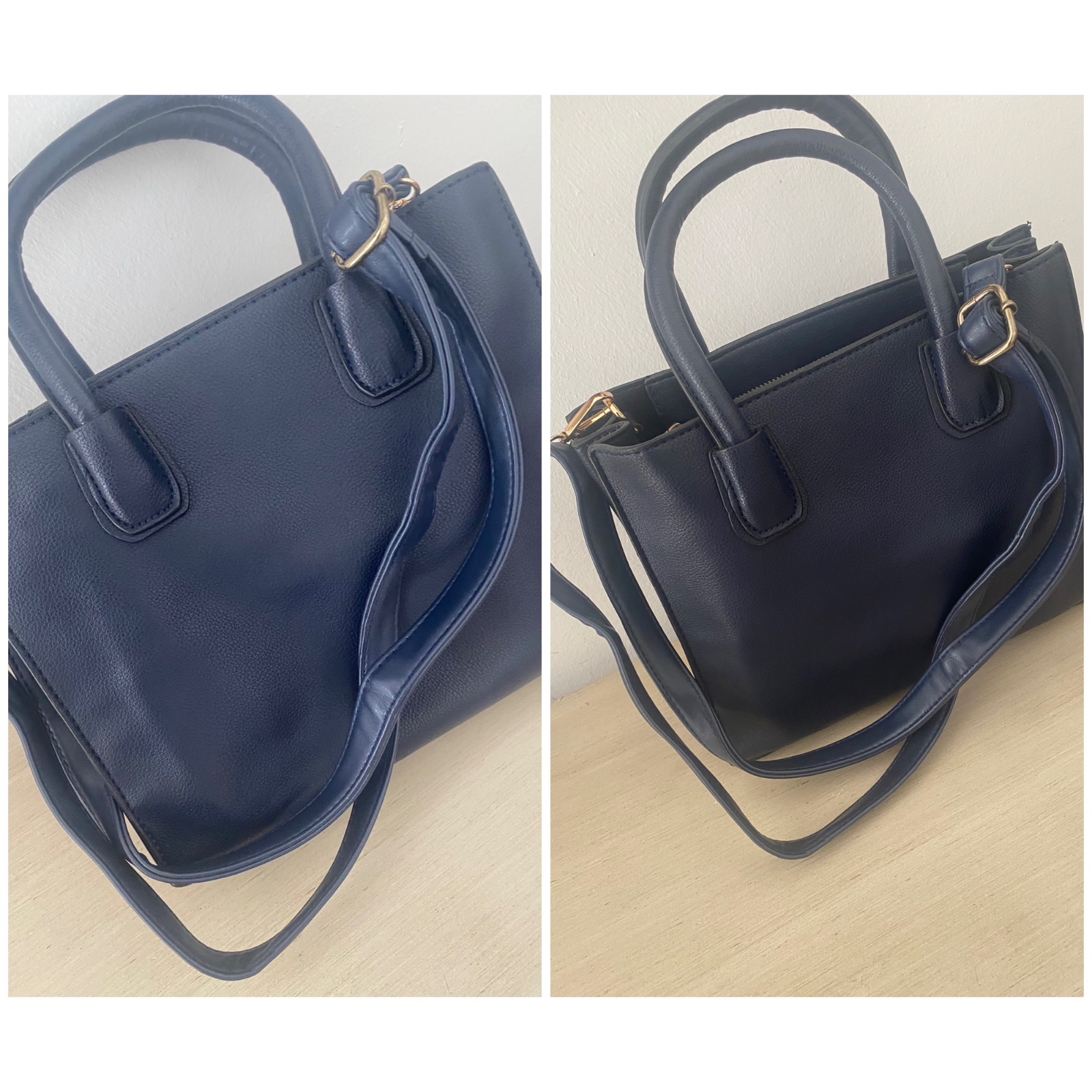 Lot de 2 sacs noir & bleu marine avec bondouliere 