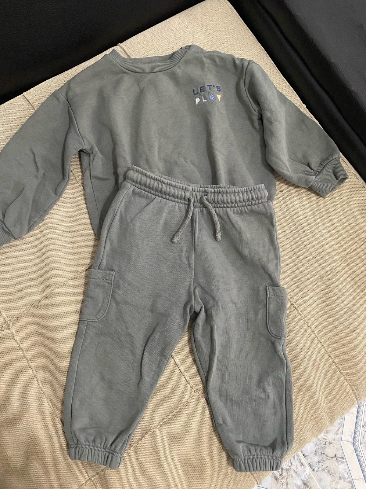 Set bebe vert militaire 