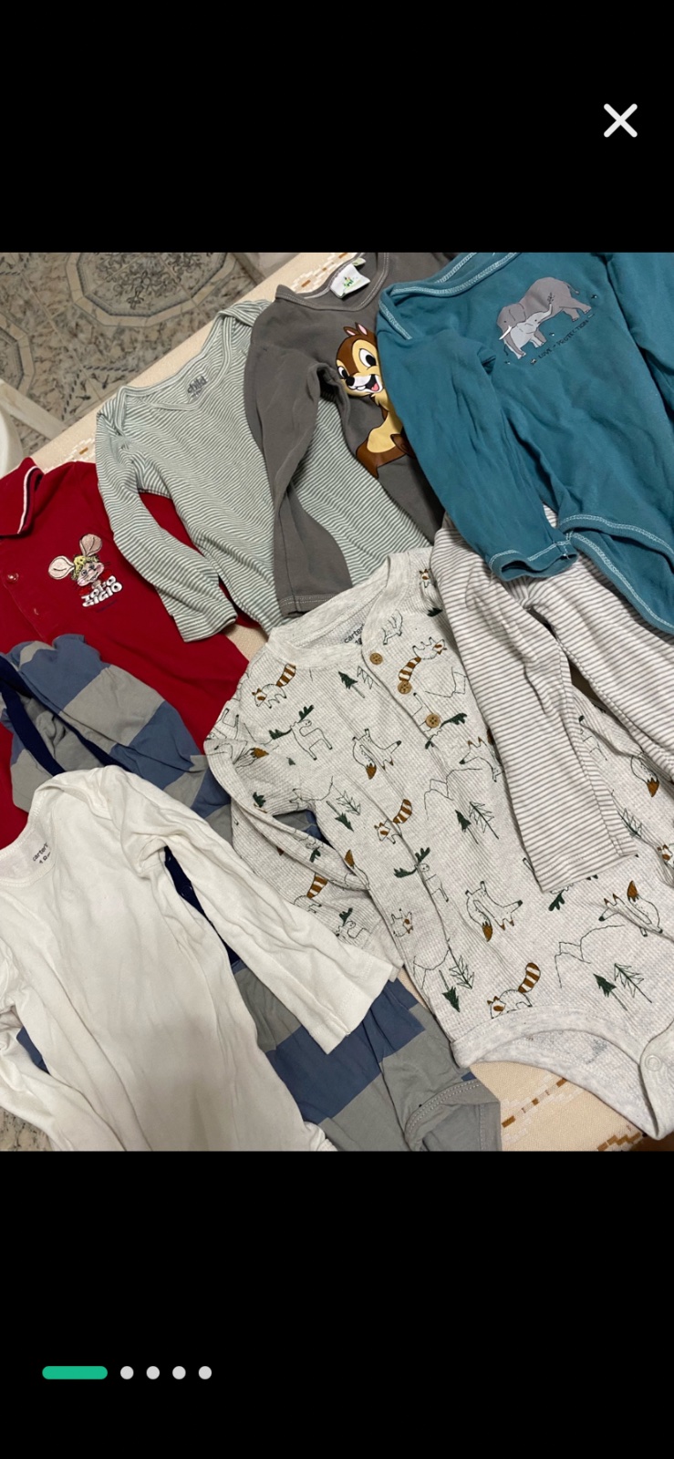 Lot de 8 bodys