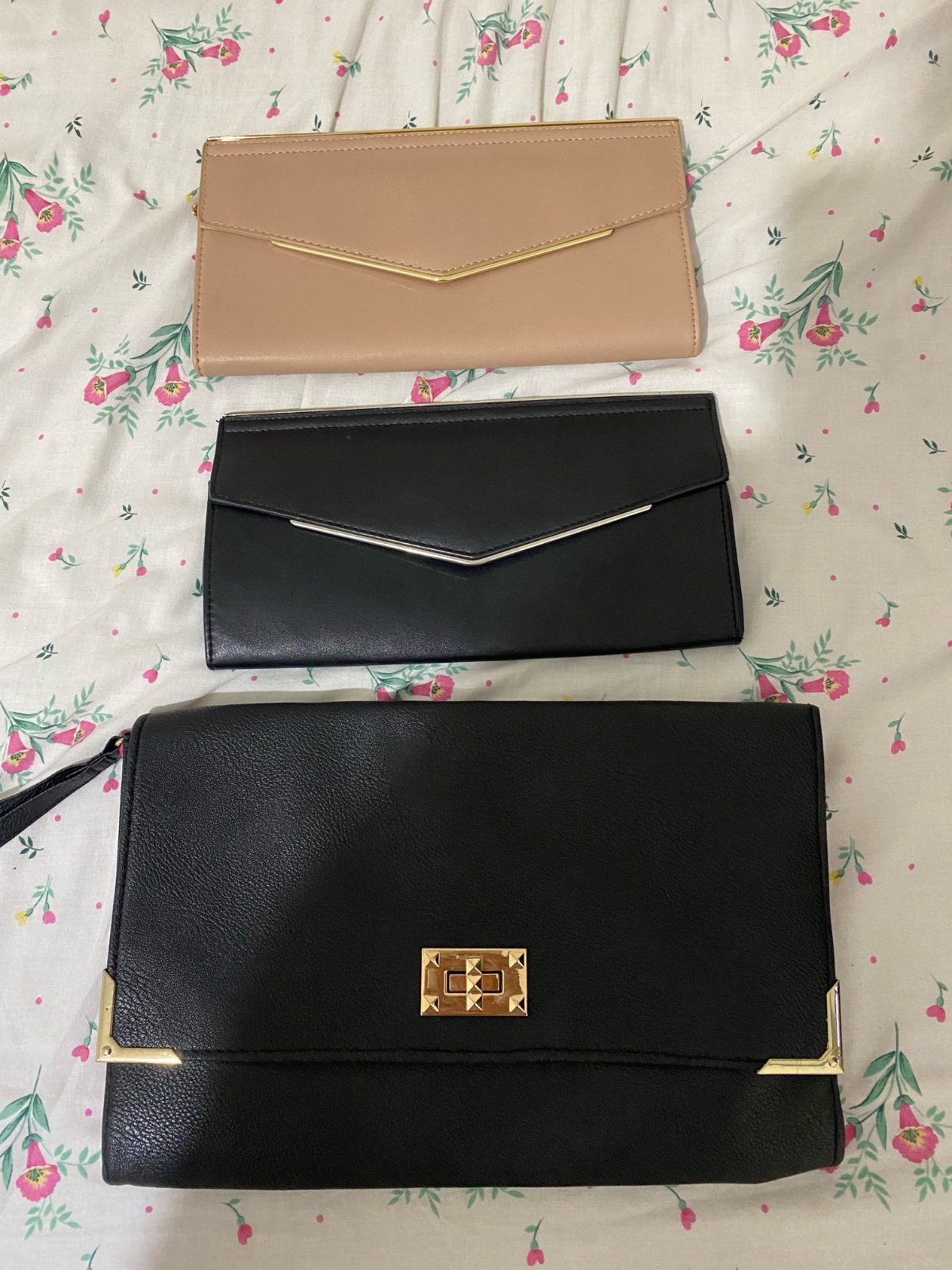 Lot de 3 pochettes 