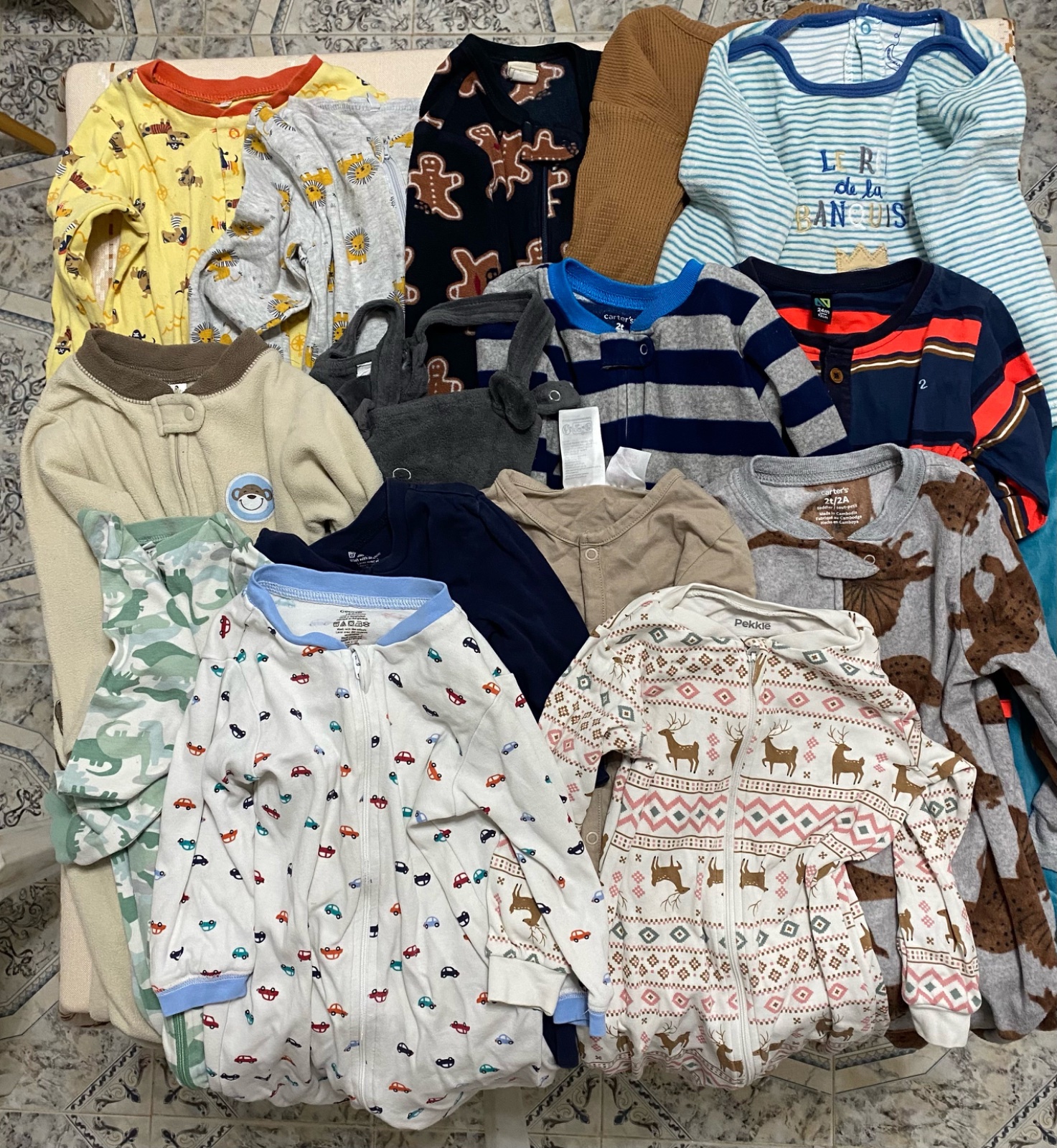 Lot de 15 grenouilleres