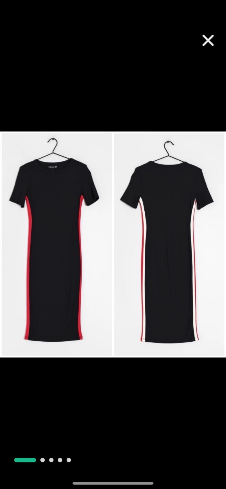 Robe noir moulante