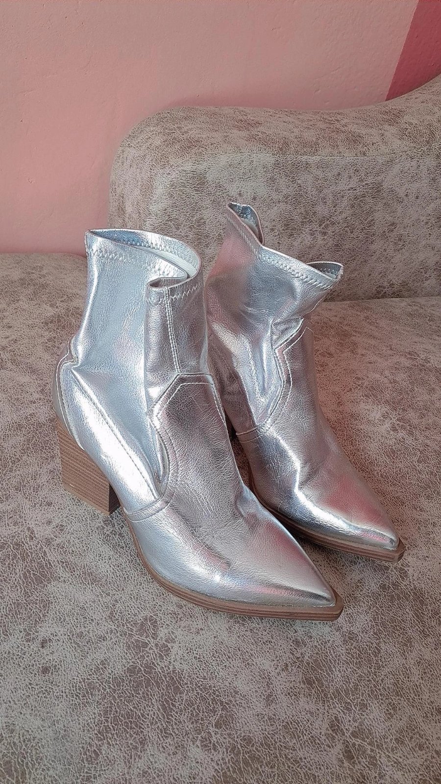 Santiags argent 