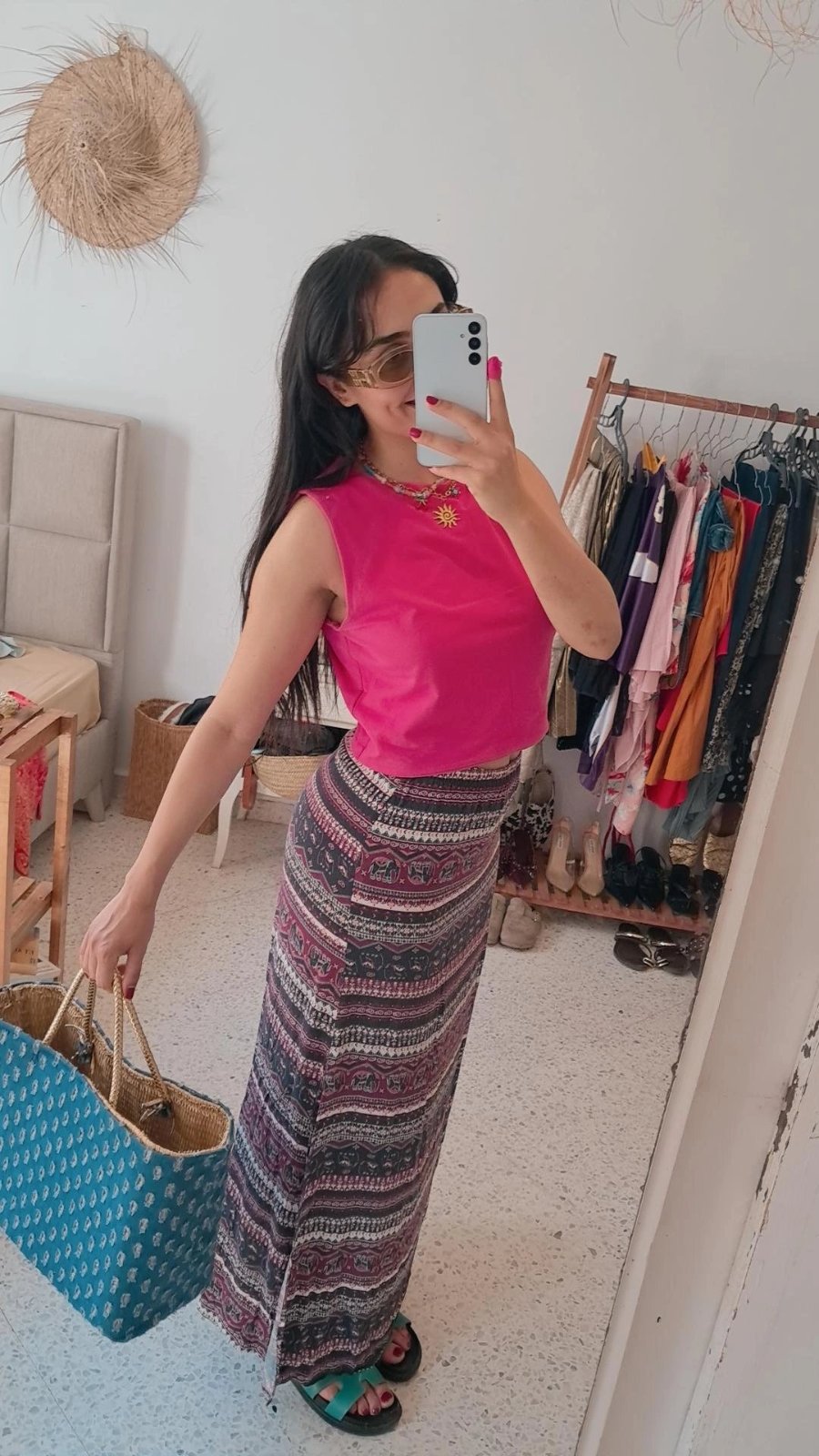Total look ( crop et la jupe )