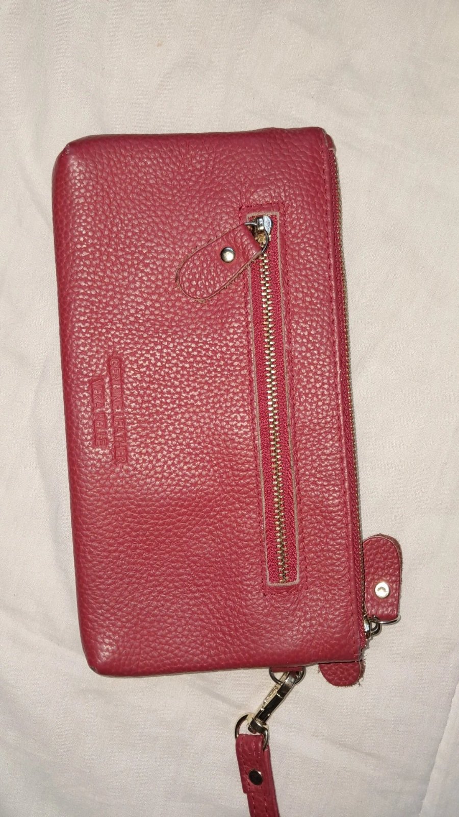 Portefeuille en véritable cuir 