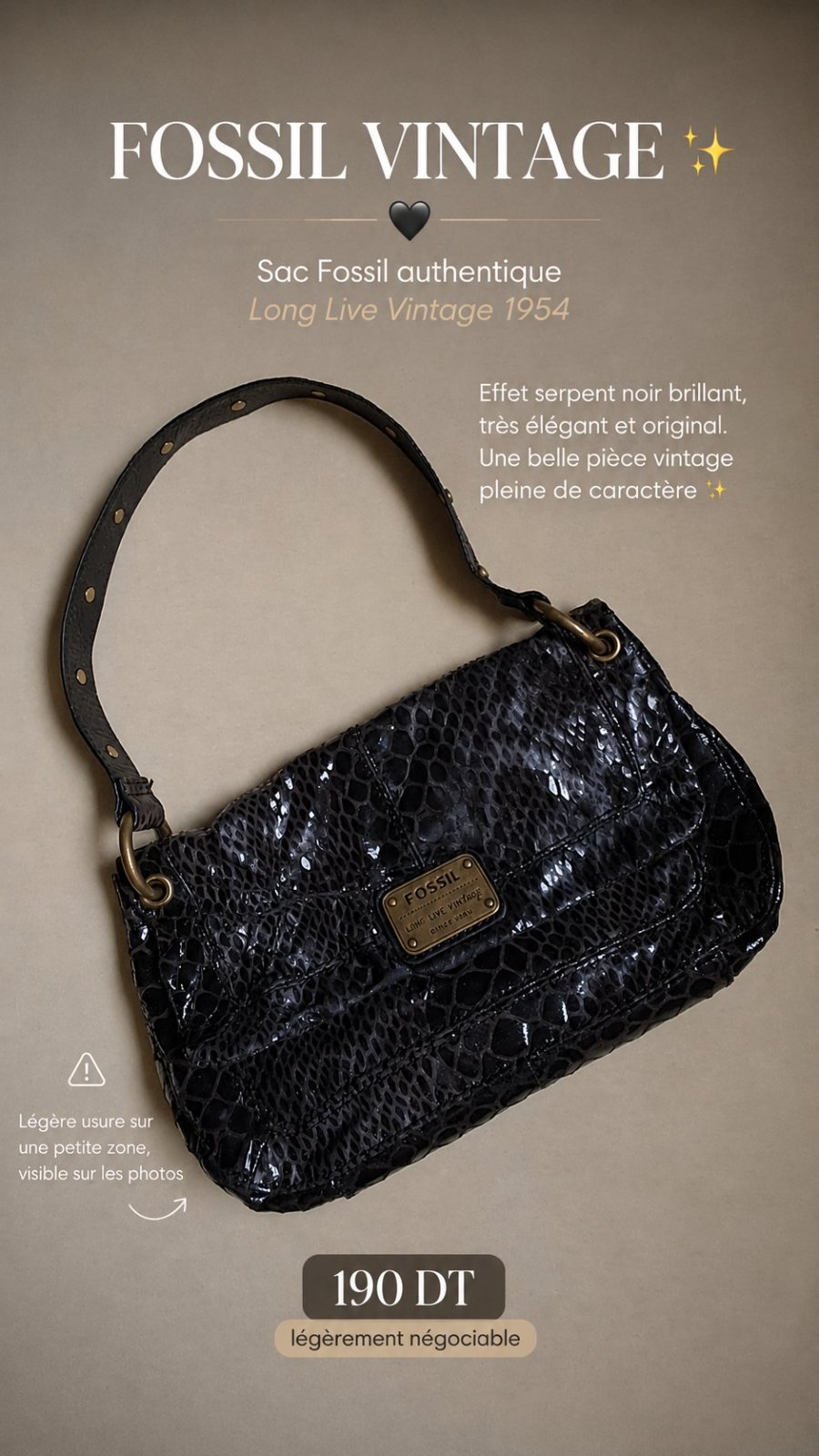 Sac FOSSIl vintage ✨️