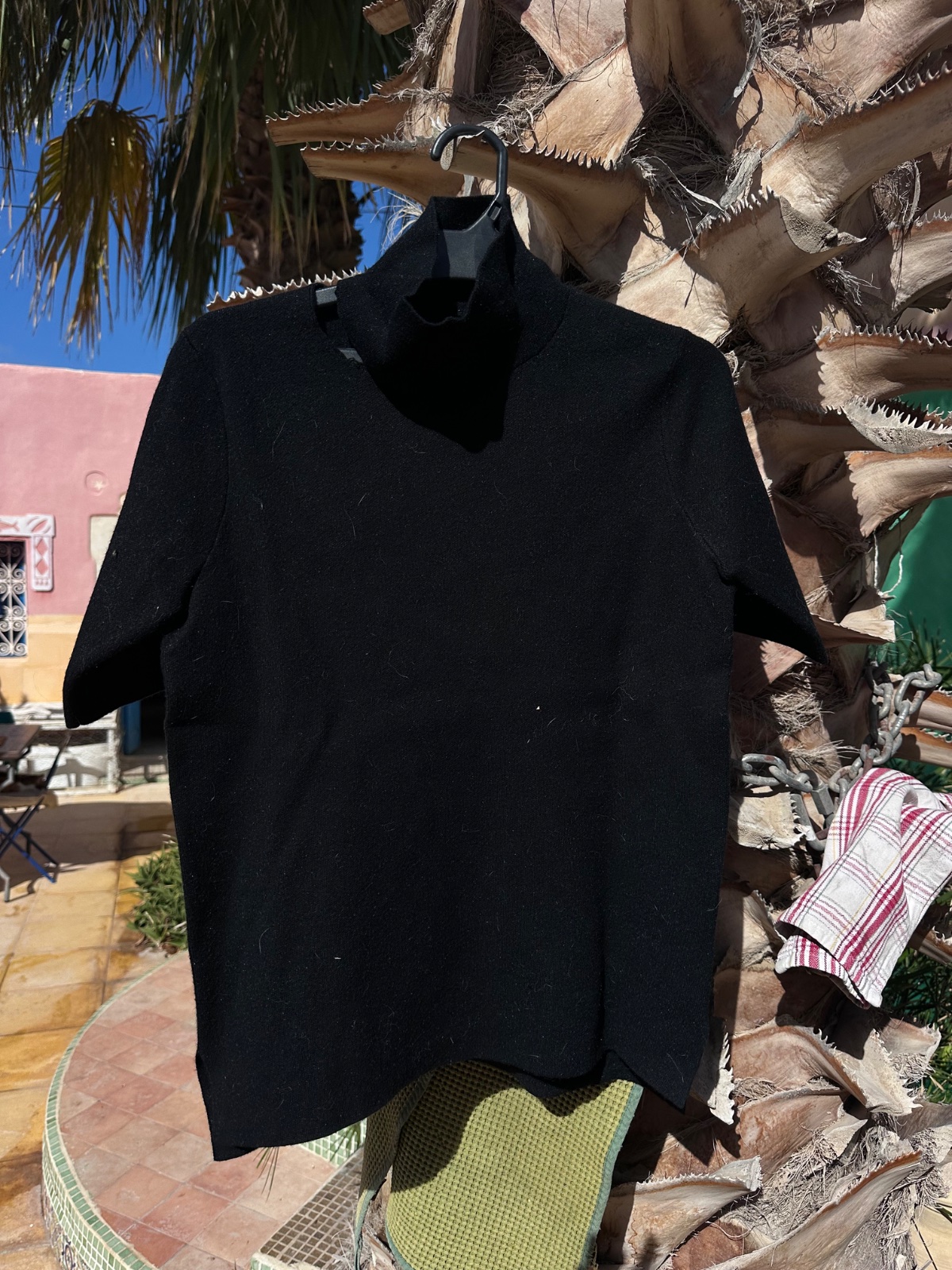 Pull noir zara 