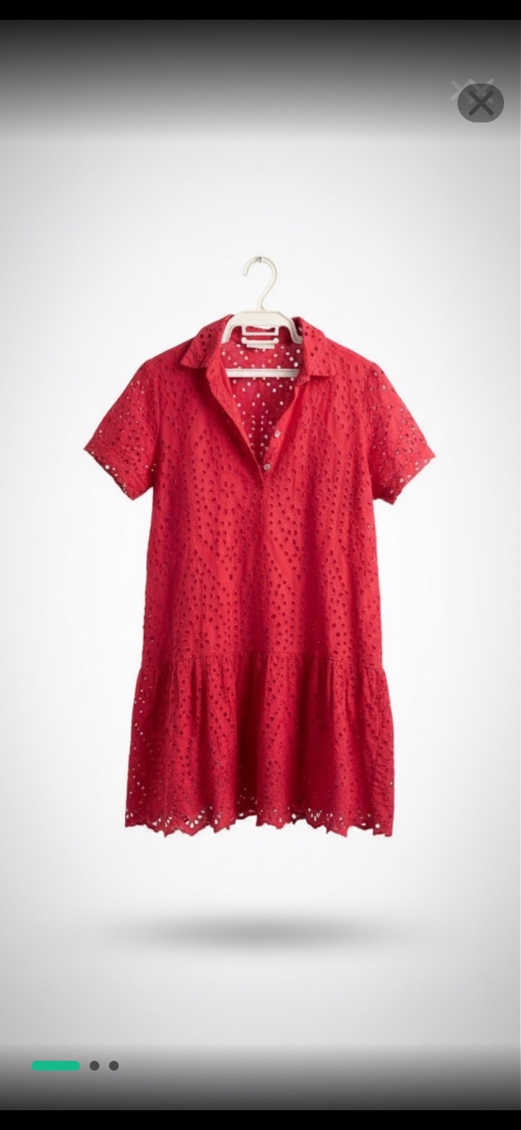Jolie robe Rose fuchsia, broderie anglaise