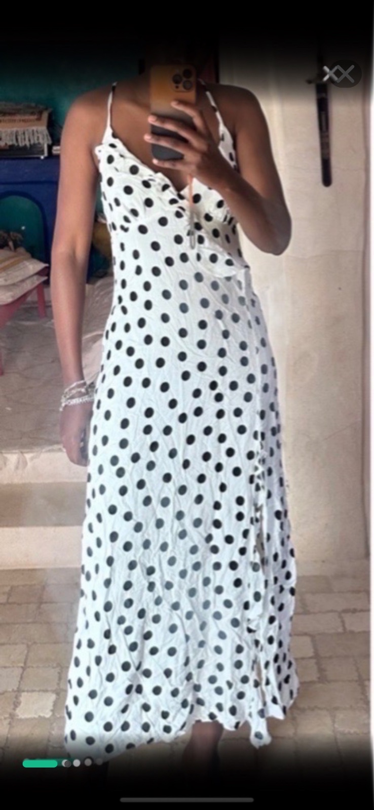 Jolie robe a pois 