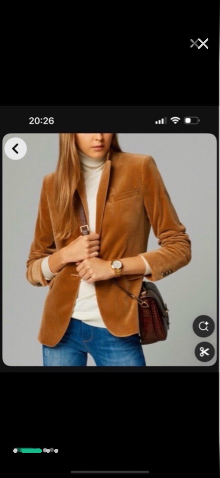 Joile veste Massimo Dutti en daim 