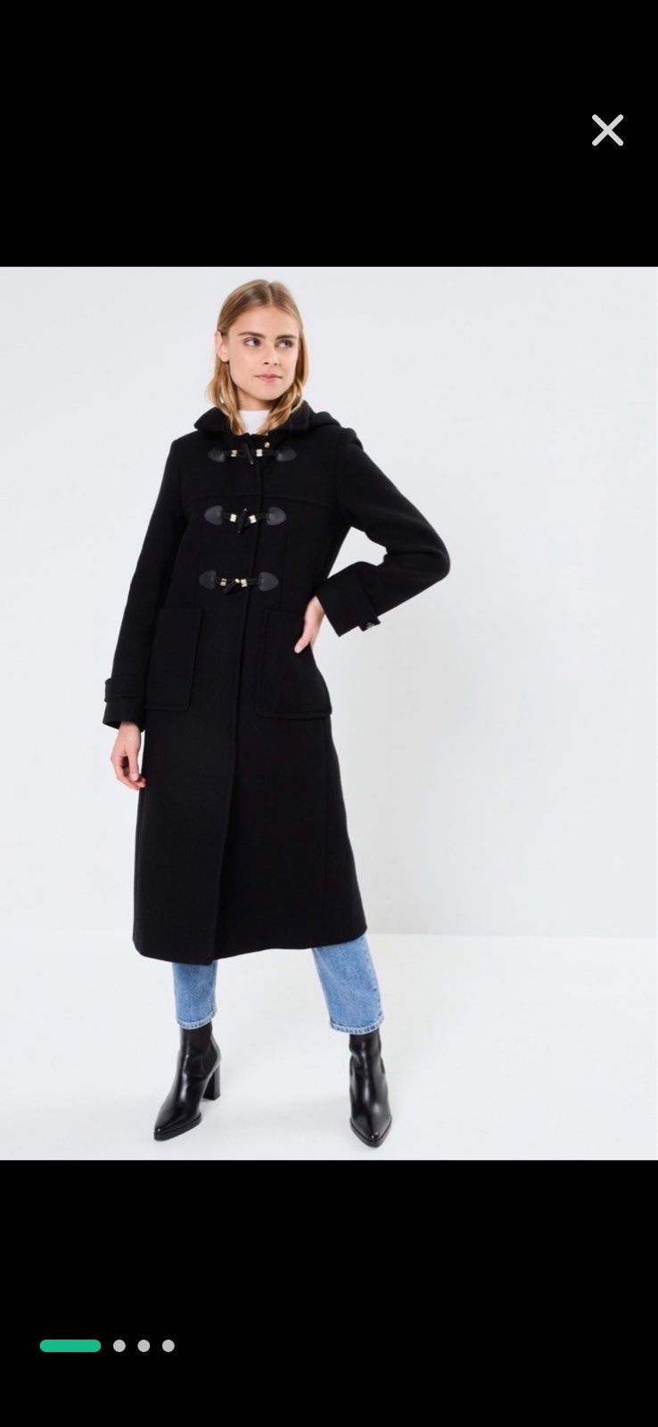 Jolie manteau mi long 