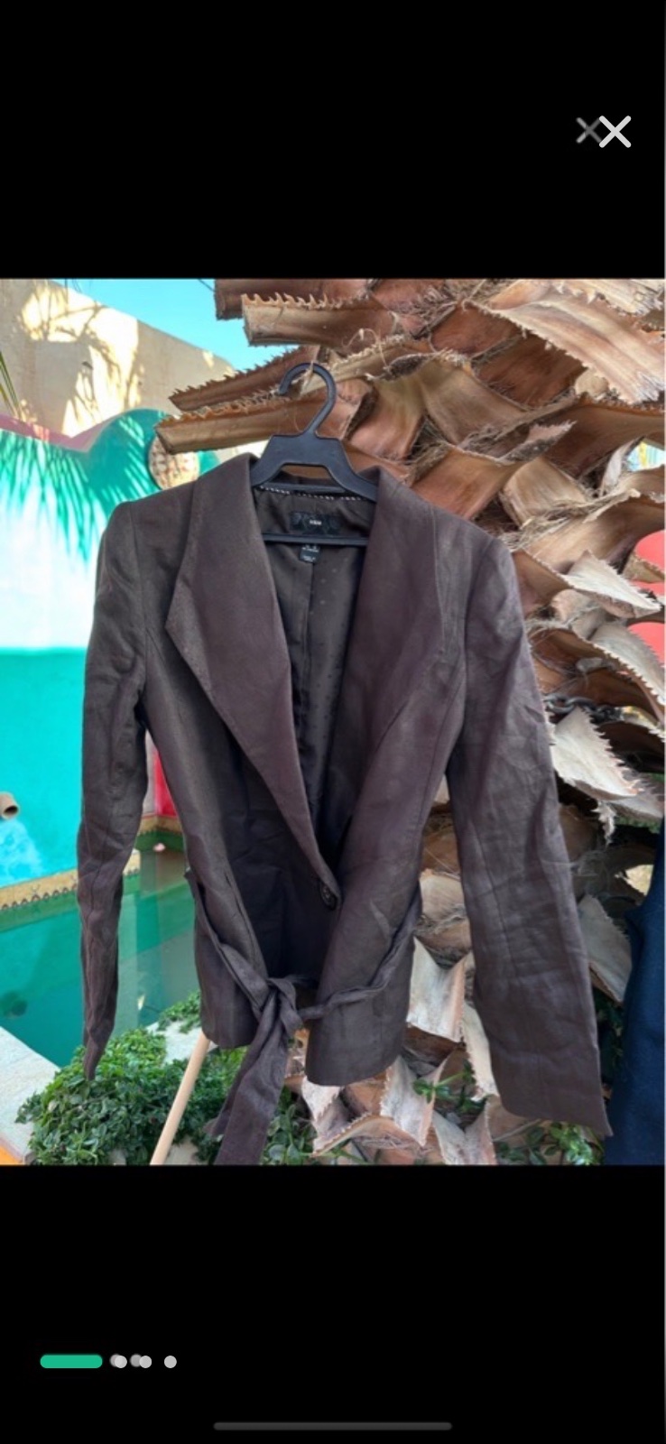 Veste en lin hm 