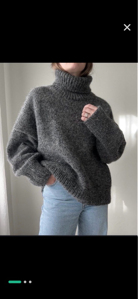 Jolie pull gris hm