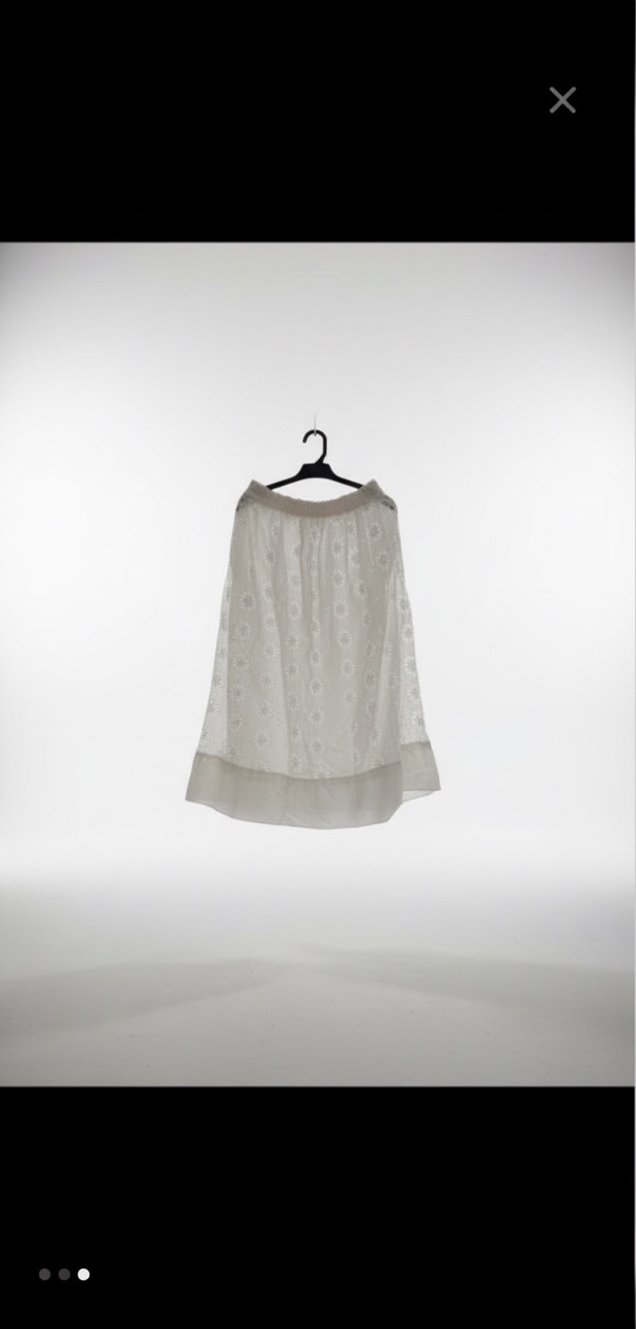 Jupe zara broderie englaisr 