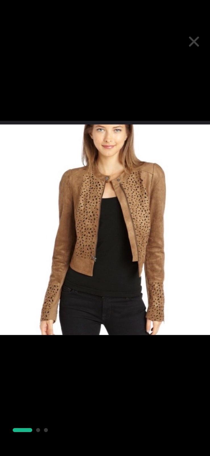 Jolie veste en cuire maxmarra 