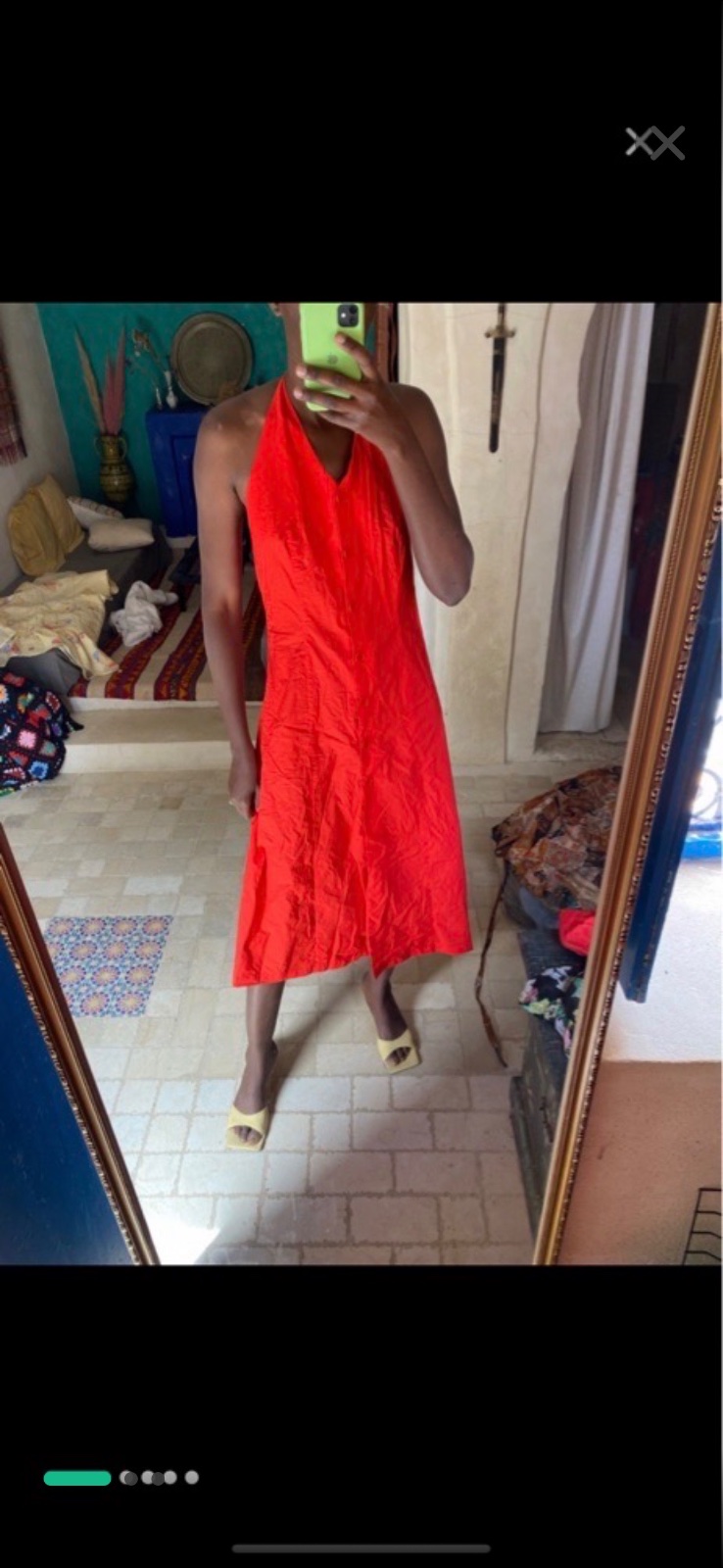 Jolie robe rouge 