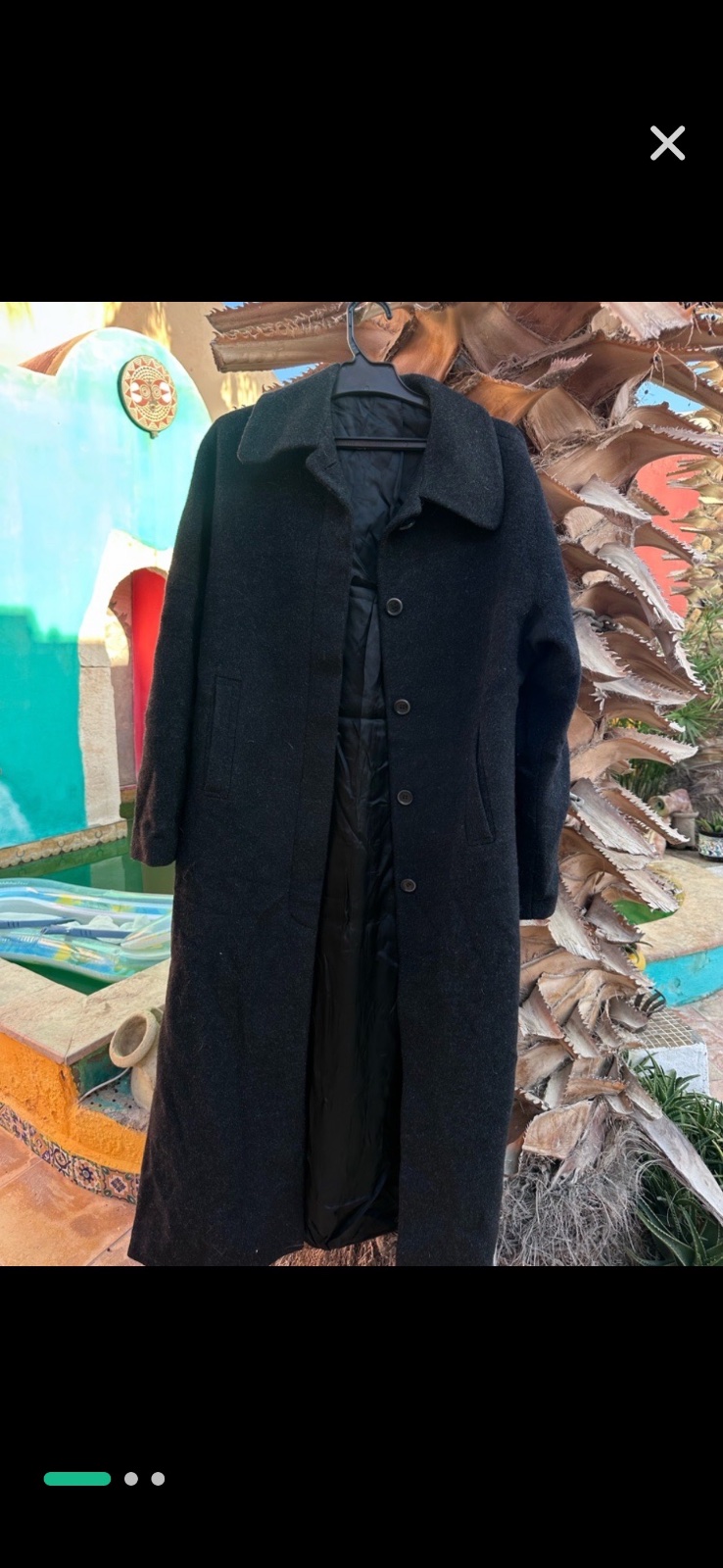 Manteau gris long