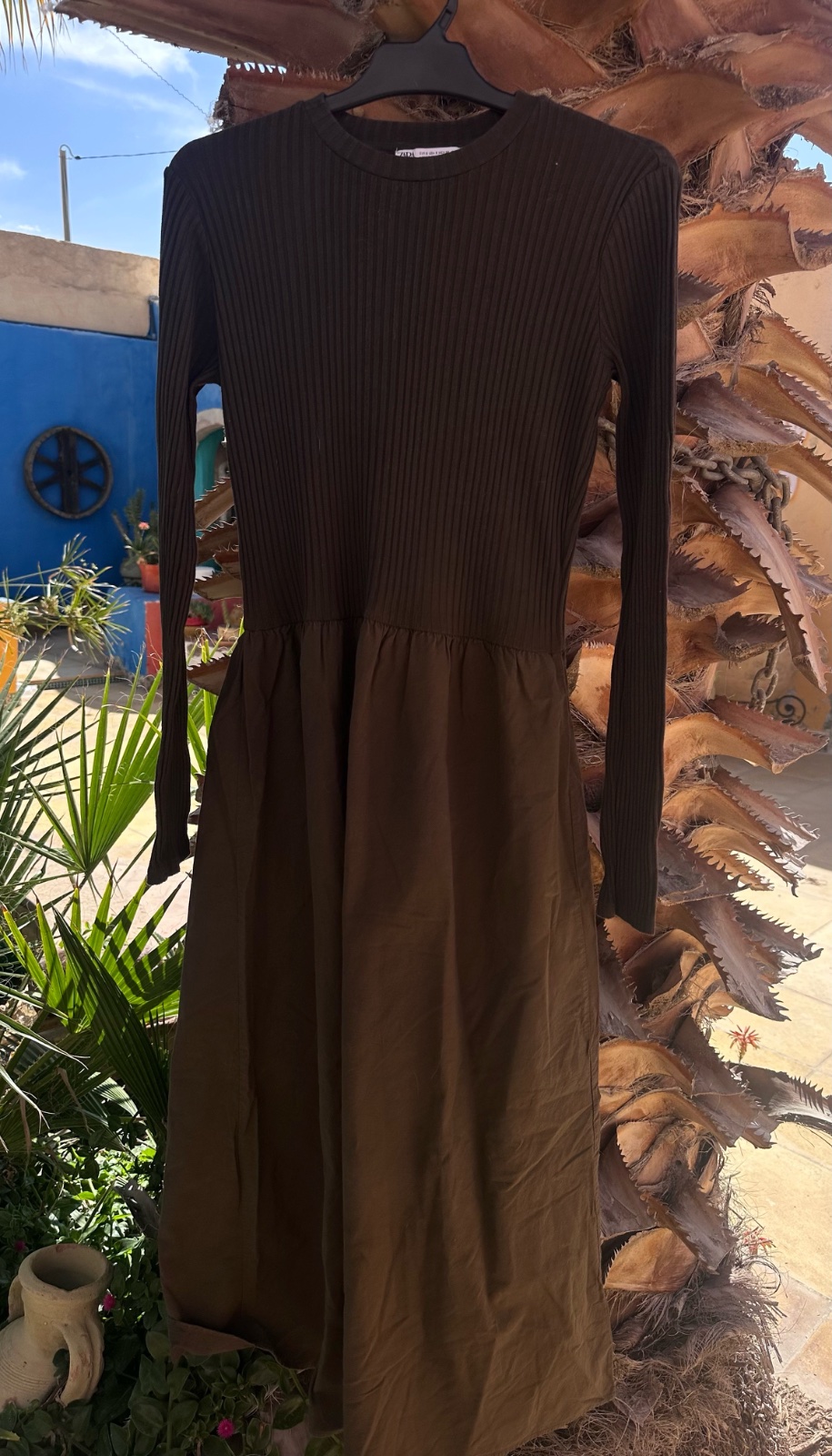Robe mi longue zara 