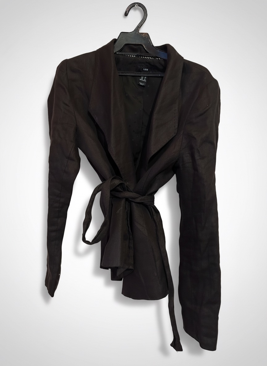 Veste en lin hm avec ceinture 