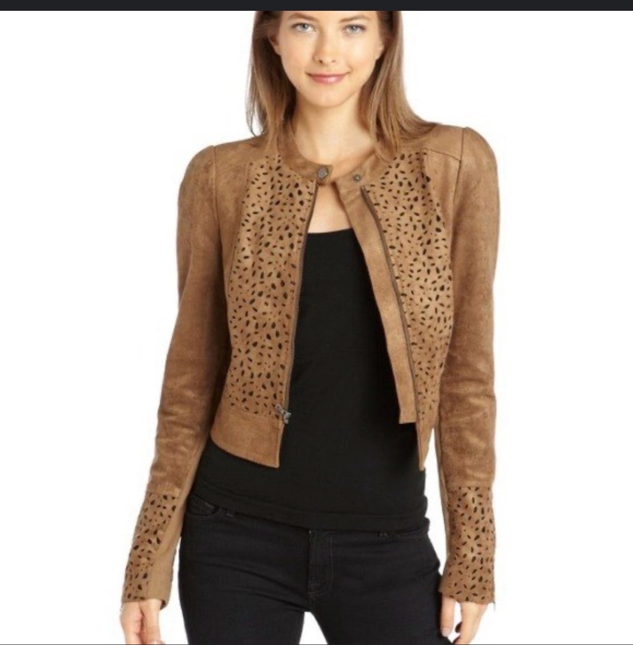 Veste en sued maxmara